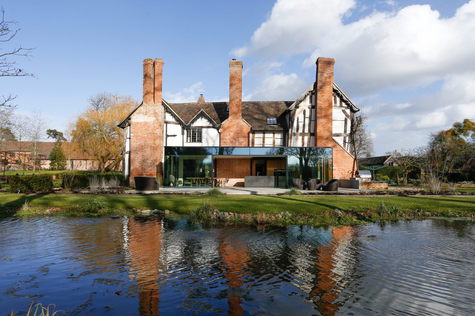 csa architects contemporary extension listed home worcestershire.2960 03 csa architects contemporary extension listed home worcestershire.2960 03